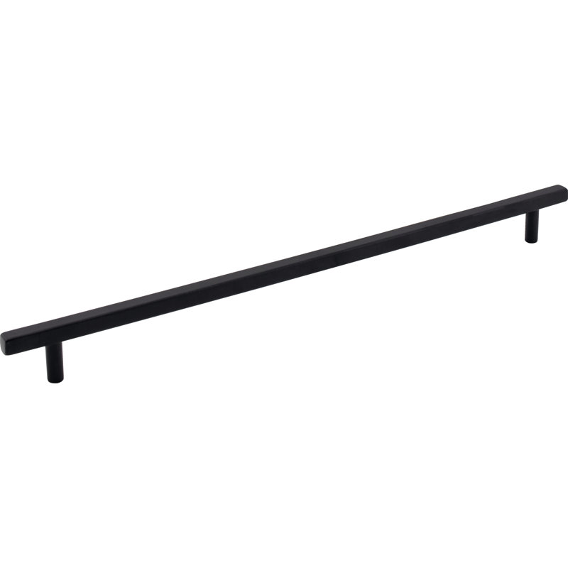 Dominique Bar Pull, 12", Matte Black