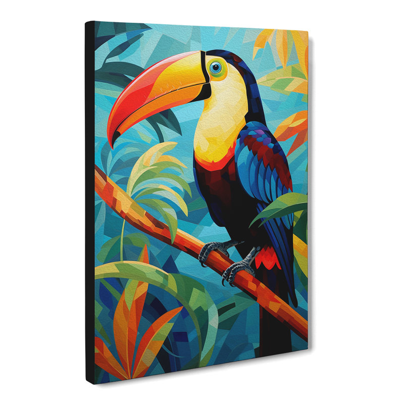 Toucan - No Frame Print, 50cm H x 35cm W x 3cm D