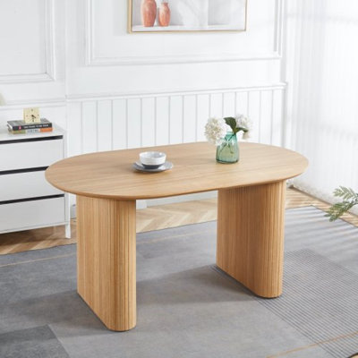 Plateau de table réglable et extensible - Surface en bois aggloméré noyer multifonctionnel pour tables de salle à manger, bureaux et tables basses 230/190 / 150X90x75cm, conversion en 3 tailles