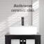 Lavabo vasque en céramique