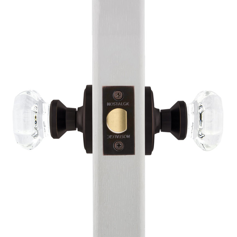Rosette classique avec bouton de porte Waldorf, Bronze intemporel