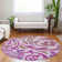 Premium Machine Washable Prisco Lavender Rug