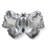 Arthur Court Designs Butterfly Aluminum Chips And Dip Platter