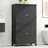 Elegant Bathroom Floor Storage Cabinet,Freestanding Cabinet with Adjustable Shelves-686299005
