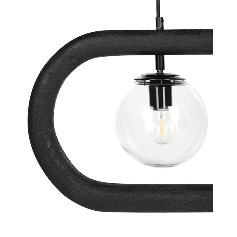 Anahis 2 - Light Matte Black Unique/Statement Pendant