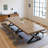 Modern walnut solid wood rectangular dining table-262330111