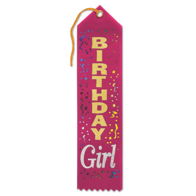 Ruban «Birthday Girl Award»
