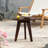 Outdoor Solid Wood Round Side Table