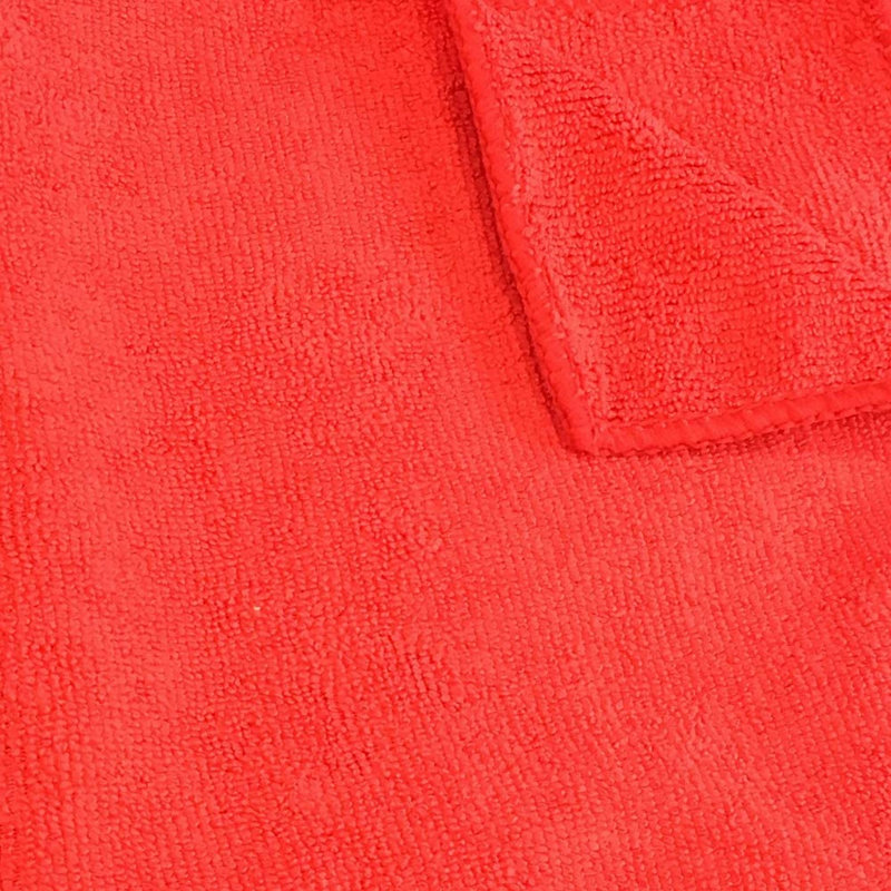 Beong Smart Choice 300 GSM Light Weight Microfiber 15x24 Hand Towel (Pack of 12), Red