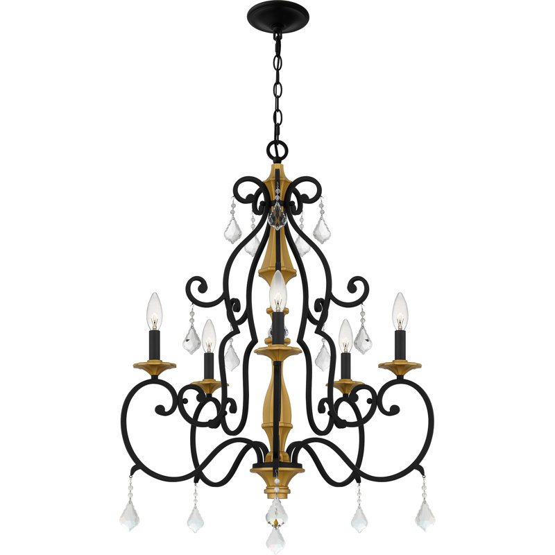 Tutku 5 - Light Dimmable Tiered Chandelier