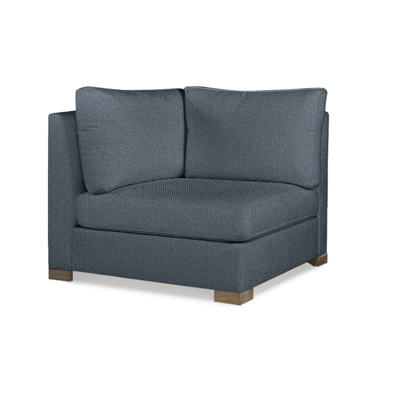 Outdoor Upholstery Outdoor Patio Sectional, Navy Blue 71628L58