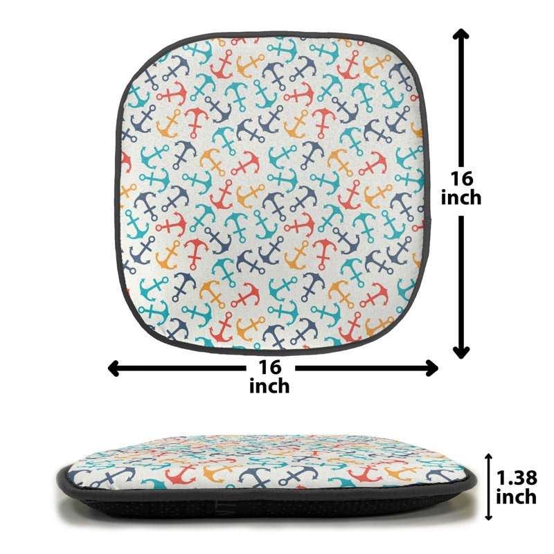Outdoor 1.38'' Dining Chair Seat Cushion