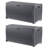 Suncast 21.5'' W 73 Gallons Water Resistant Plastic Lockable Deck Box in Black