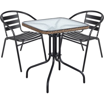 Ensemble bistro long pour 2 personnes 28 po Worle Square