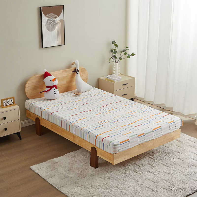 Matelas en mousse viscoélastique gélifiée mi-ferme, Lit double, 6"