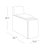 Winfree Rectangular Four-Leg Sofa Console-1953078657