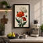 Three Gerbera Bloom Botanical - Wrapped Canvas-1371165636-1371165683