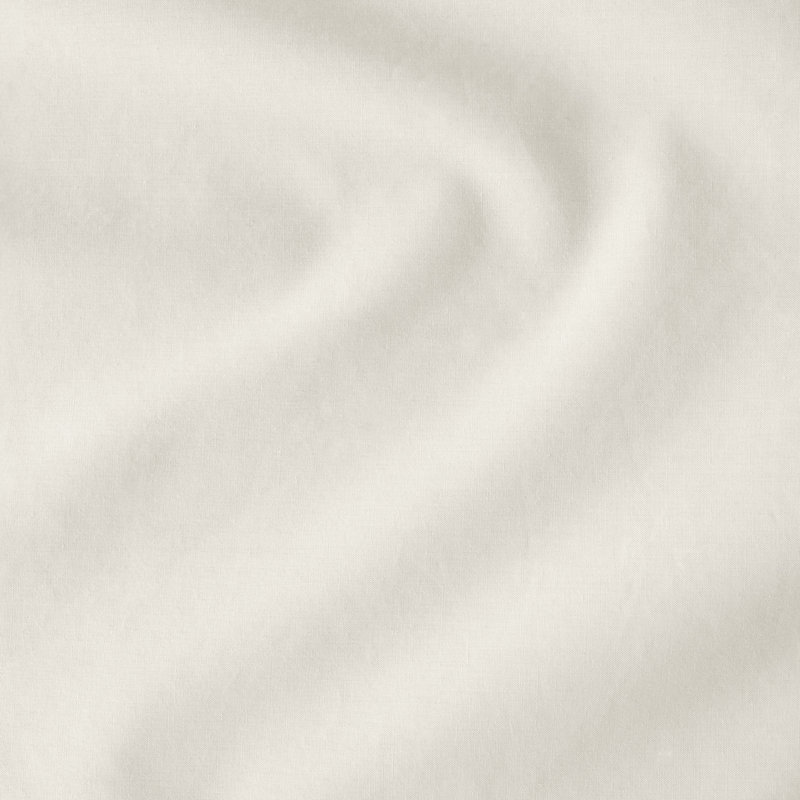 Ensemble de draps 100% coton percale, Ensemble de draps pour lit simple TG avec une taie, Crème