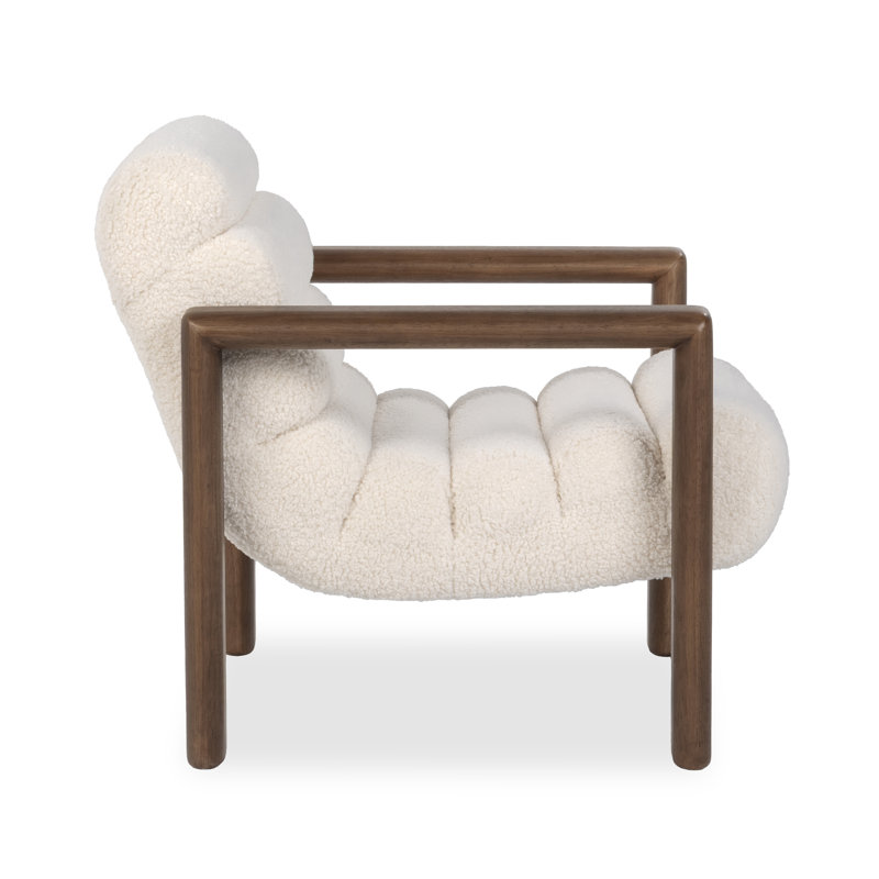 Dahlia Accent Chair, White