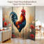 Paravent rustique 4 panneaux paravent Royal Vibrant Rooster-134577163-134577165