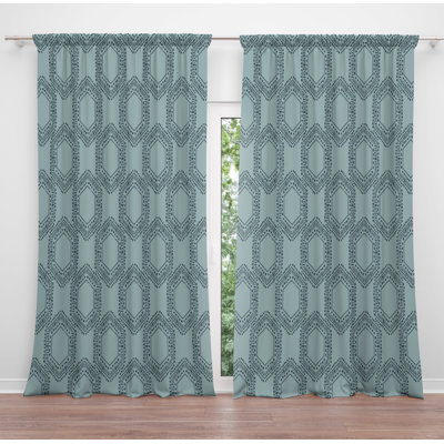 Paire de rideaux obscurcissant en polyester Diamon