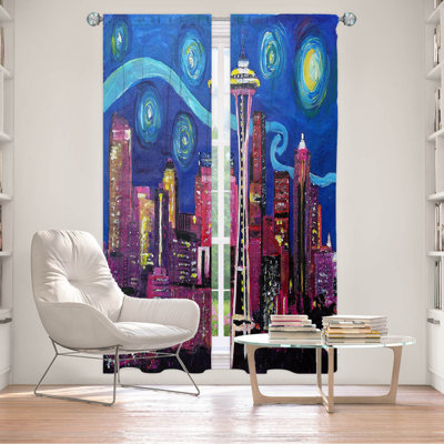Adriti Room Darkening Curtain Pair