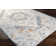 Tapis oriental brun clair / bleu marine / orange Dienne