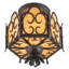 1 - Light Semi Flush Mount
