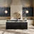94.5"W Large Kitchen Island Double Side