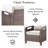 Outdoor Wicker Chairs Set With Cushions-1941472545