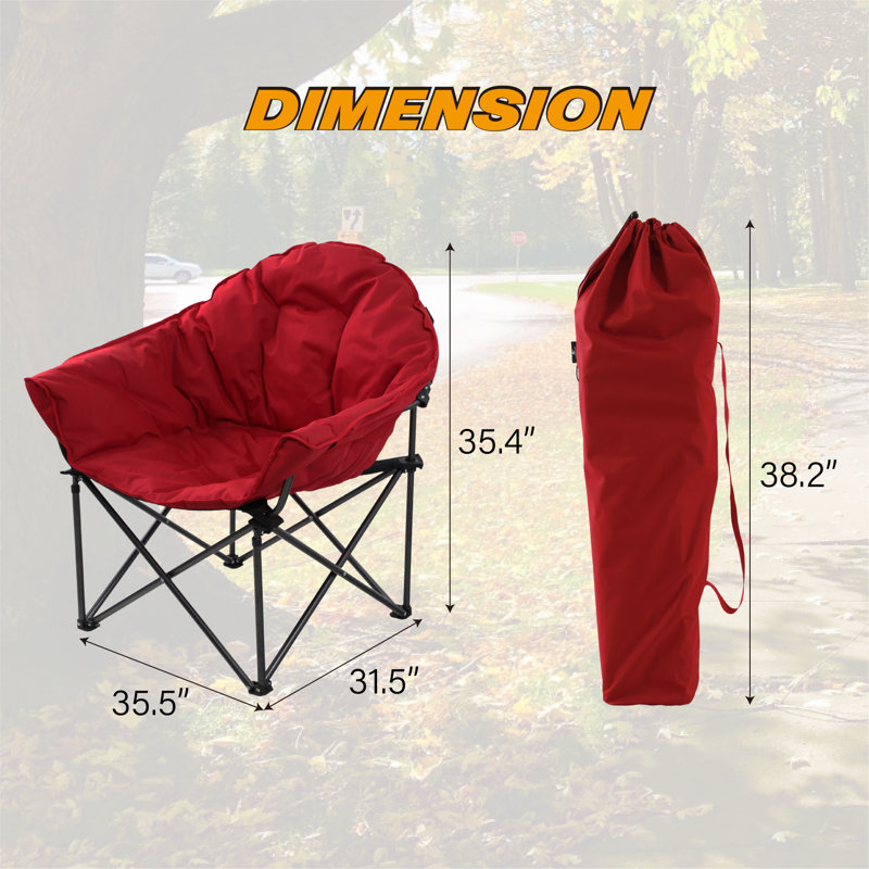 Mccormick Folding Camping Chair, Red