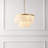 4 - Light Iron Dimmable Tiered Chandelier