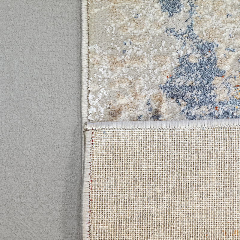 Tapis gris Bireuen, Rectangle 5 pi 3 po x 7 pi 7 po