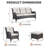 Carolina 5 - Person Patio Conversation Set with Cushions-625931188
