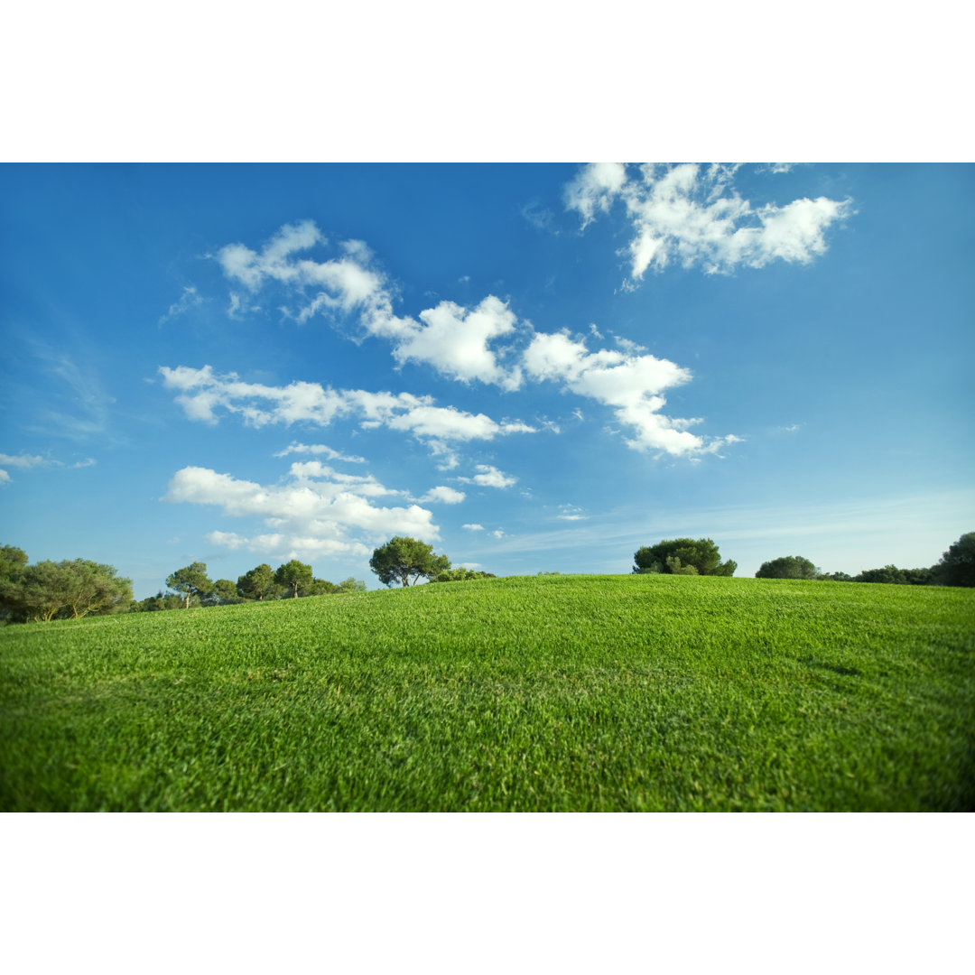 Landschaft von Nikada - Druck auf Leinwand ohne Rahmen