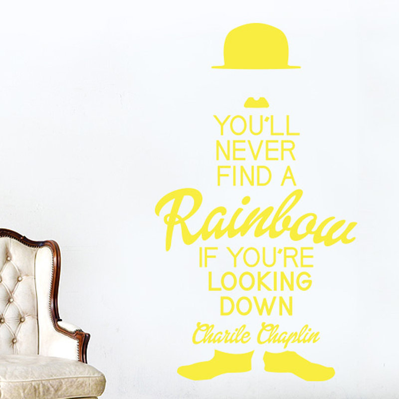 Non-Wall Damaging Wall Decal, Bright Yellow