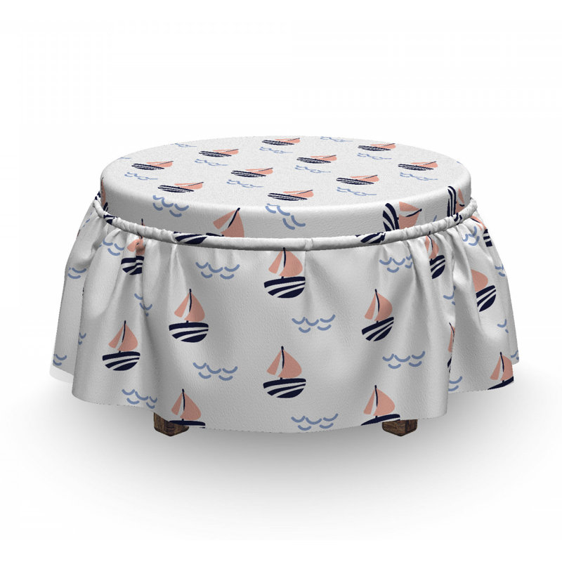 Housse pour repose-pieds à bateau scandinave