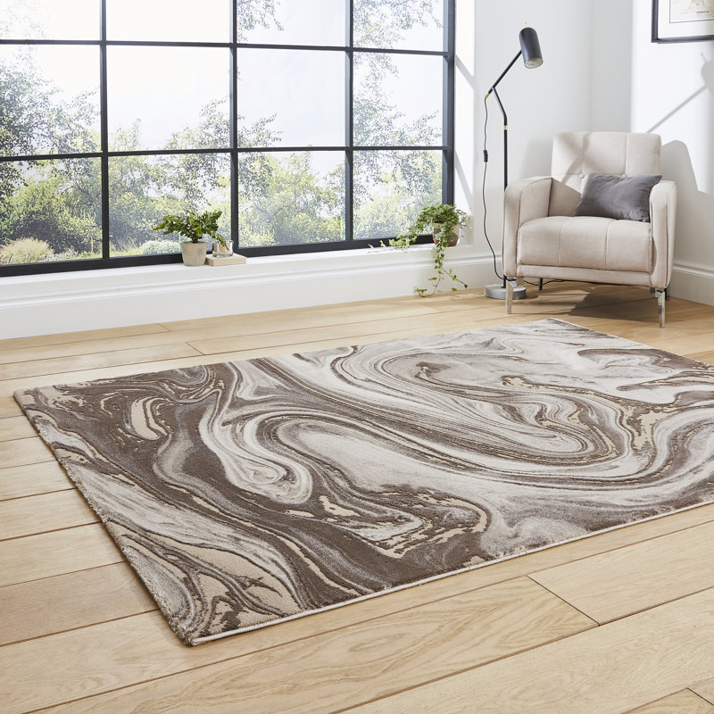 Sarnia area rug Machine Woven Rectangle Beige/Silver, Rectangle 120 x 170cm
