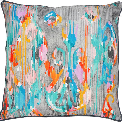 Telcon Abstract Outdoor Throw Pillow
