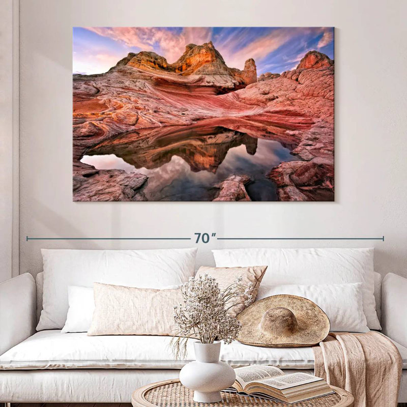 Alvord Arizona Reflection I, H 34 po x l 51 po