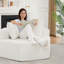 Chaises d'appoint modernes 2PCS Chenille