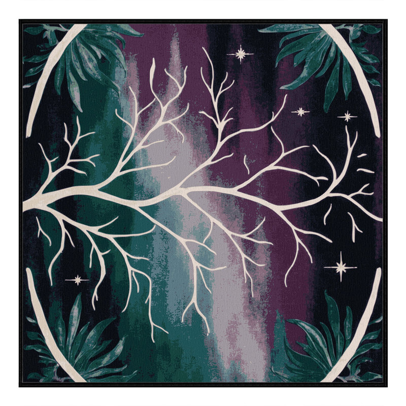 Gilded Grove Rug, Square 3'