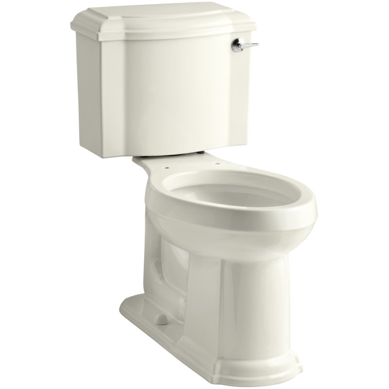 Toilette allongée deux pièces Devonshire, Biscuit, Oui