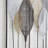 Metal Leaf Bronze Wall Decor with Black Frame-1722932281