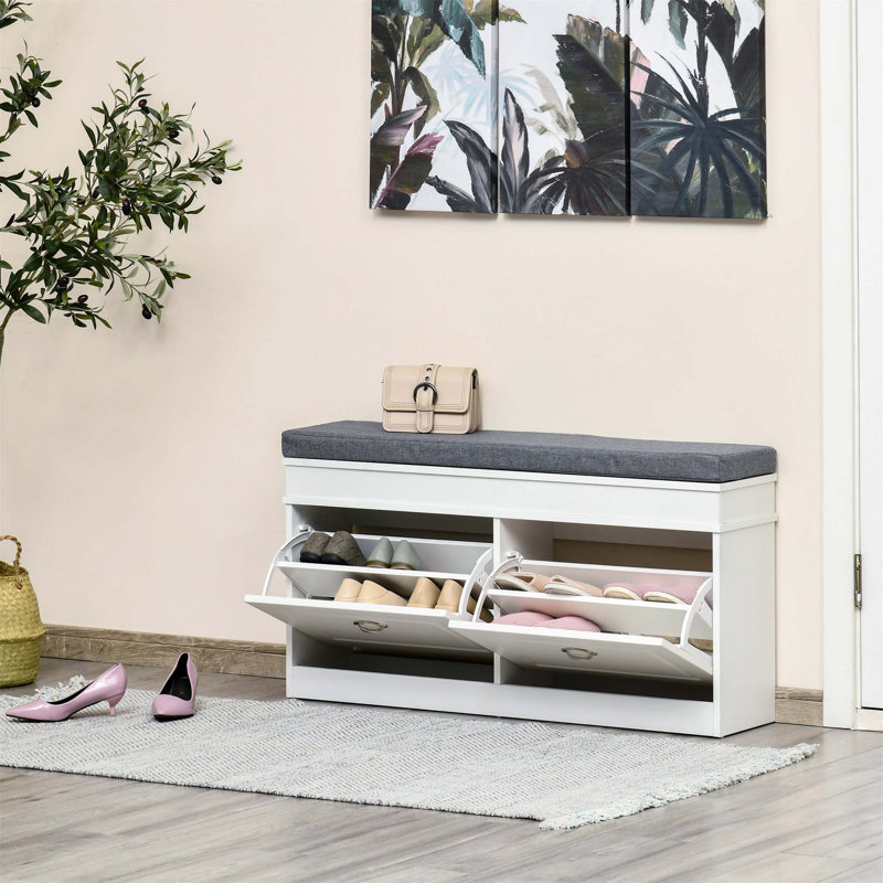 8 Pair Shoe Storage Bench