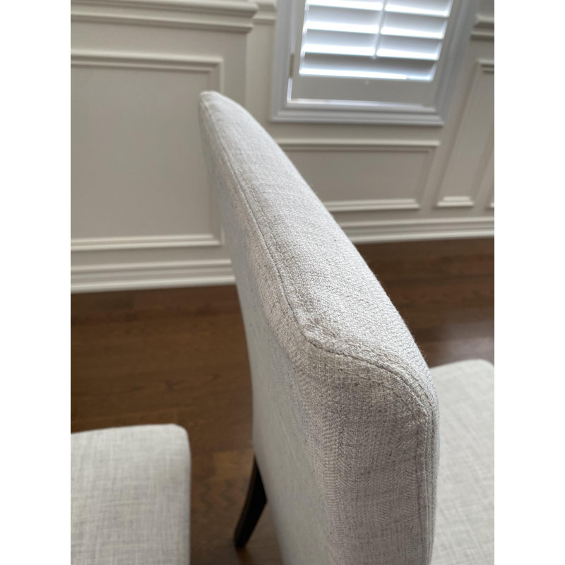 Chaise de salle à manger Rowen SEAT4U Rowen avec housse en tissu ivoire - 1 pièce