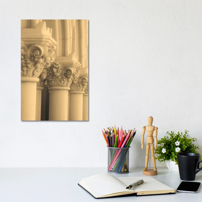 Column III by Marina Drasnin Gilboa - Wrapped Canvas Print, 20.32 cm H x 30.48 cm W