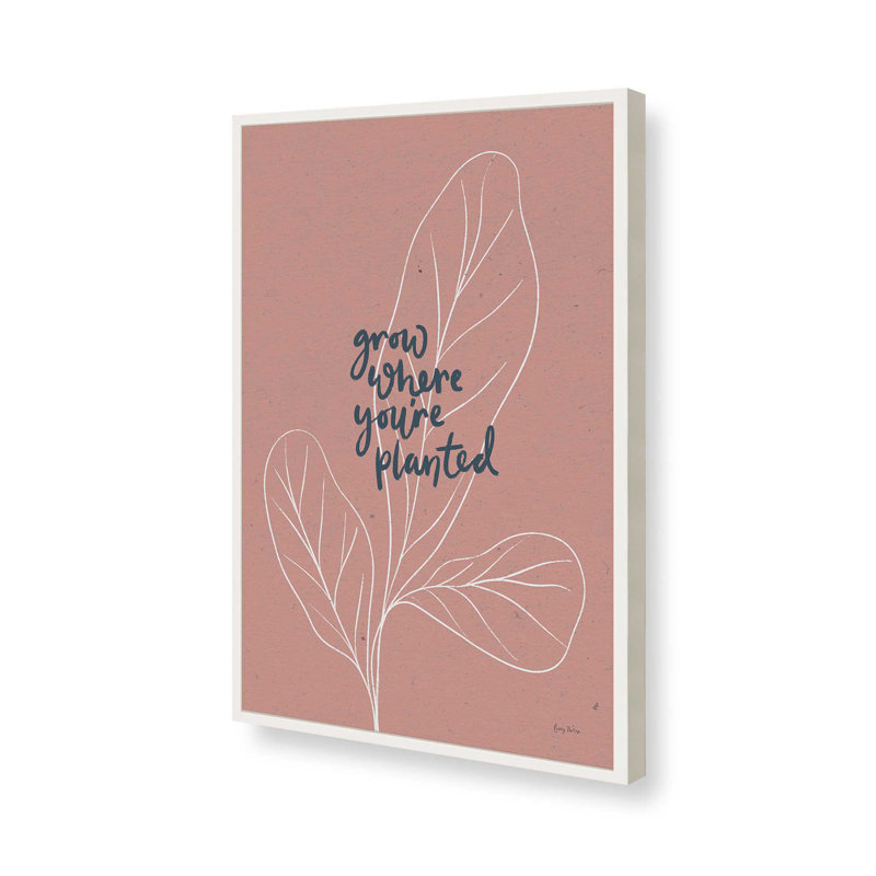 Confident Blooms II Print in a  Frame, Opaque White Open Corner Framed, 15'' H x 12'' W