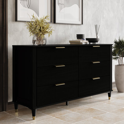 DRESSER IN BLACK