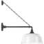 Thomas O'Brien, "Academy 17.5" Anchored Mack Barn Light in Matte Black with 16" Soft Copper Rockhouse Shade-1694186825-1694186828